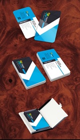 高档清新花纹名片