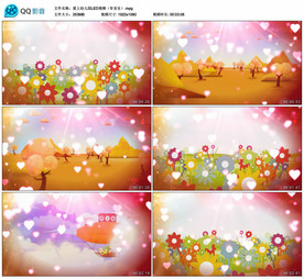 爱上幼儿园LED舞台背景视频