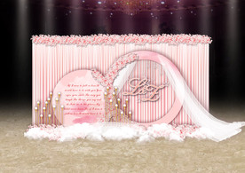 粉色浪漫迎宾区