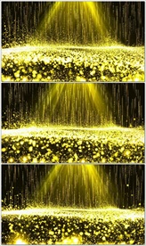 金色粒子LED动态视频背景