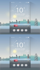 手机界面设计模版