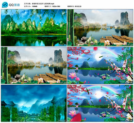 跟着阿爸去赶圩 舞台背景视频