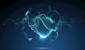 未来全球化界面科技感抽象图形