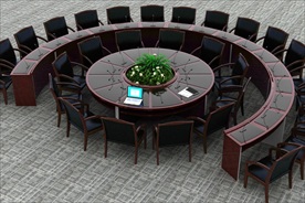 圆形会议桌