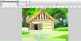 树林房子里面的人物15秒