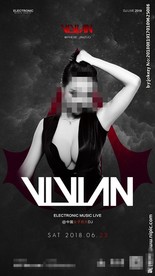 DJ嘉宾海报模板