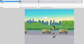 一个人从公园跑步而过6秒