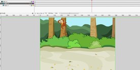 树上的猴子打招呼5秒