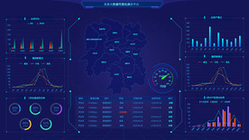 大数据可视化后台界面