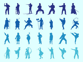 各种武术动作