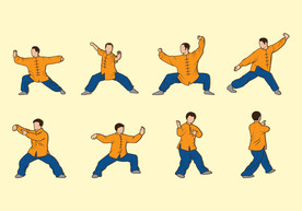 各种武术动作