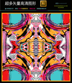 抽象艺术油画创作灵感画画