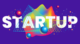 炫彩商业综合体海报几何图形