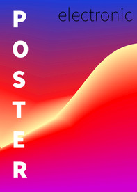 炫彩商业综合体海报几何图形