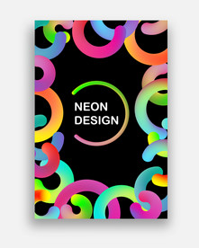 炫彩商业综合体海报几何图形