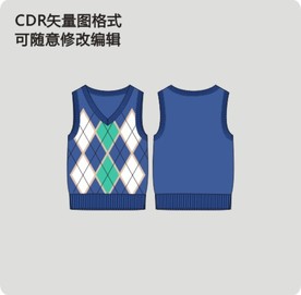 长袖针织毛衣毛衫背心女童装女装