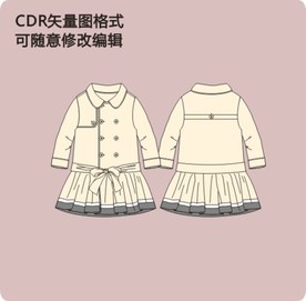 连衣裙子短裙风衣外套童装女装