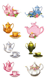 8款精致欧式茶杯png图片