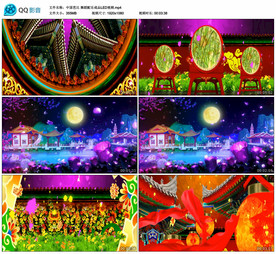 中国芭比 舞台大屏背景视频成品