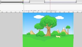 树下跑来跑去的小猫8秒