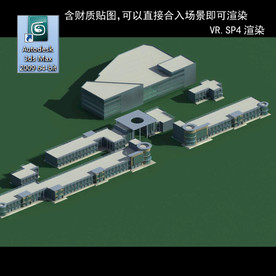 写字商业楼 商业群 现代商业