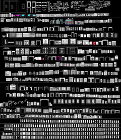 室内门刀型图库