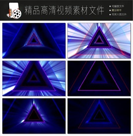 科技科幻视频显示器LED视频