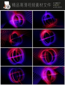 科技科幻视频显示器LED视频