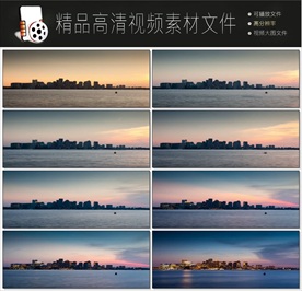 城市湖水建设视频高清下载