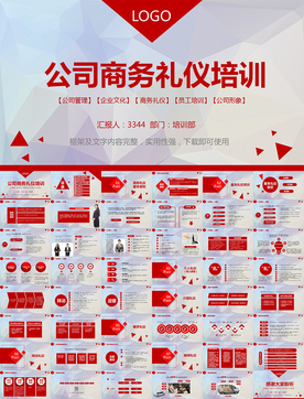 公司员工商务礼仪培训课件PPT