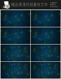 带通道的粒子花海视频素材