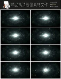 带通道的粒子花海视频素材