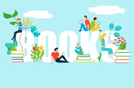 矢量books创意阅读插画设计