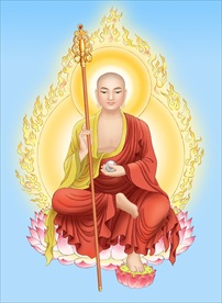 精美地藏王菩萨画像