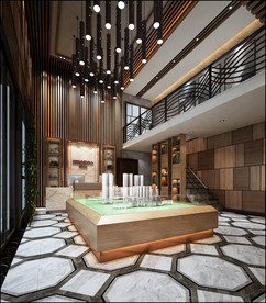 高端售楼部沙盘