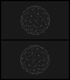 时尚唯美几何图形汇聚图形视频