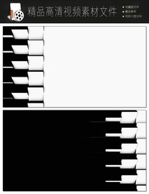 时尚唯美几何图形汇聚图形视频