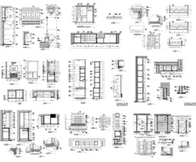 整木家具节点施工图