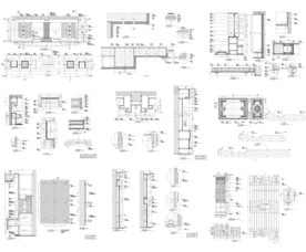 墙身布局节点图纸