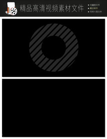 时尚唯美几何图形汇聚图形视频