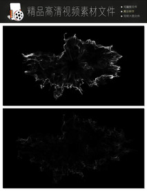 时尚唯美几何图形汇聚图形视频