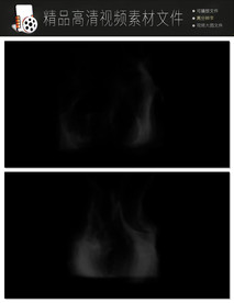 水墨烟雾爆炸喷遮罩特效转场视频