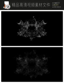 时尚唯美几何图形汇聚图形视频