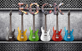 摇滚金属背景墙