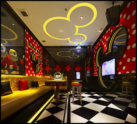 豪华 高端 ktv 包厢设计