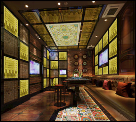 豪华 高端 ktv 包厢设计