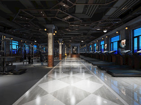 健身房 室内设计 场景