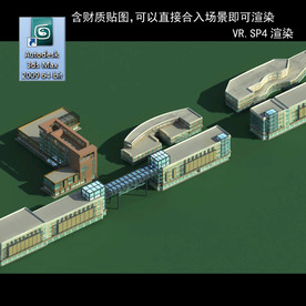 写字商业楼 商业群 现代商业