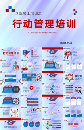 企业员工行动管理培训PPT
