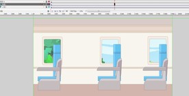 车厢外的闪过风景6秒